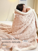 Sofa Coral Fleece Small Office Shawl Nap Winter Thickened Air Conditioning Cover Blanket For Bed_maomaolike.com