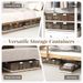 High Quality 2 Pack Stackable Storage Containers Rolling Plastic Storage Bins_maomaolike.com