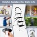 4-Step Folding Ladder With Anti-Slip Pedal Platform 330Lbs Capacity_maomaolike.com