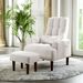 Living Room Sofa Single Chair With Ottoman, Modern Multi-function Fabric Living Room Chair Bed, Soft Leisure Single Chair Adjustable Into 5 Angles With Sofa Sleeper_maomaolike.com