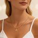 A-Z Initial 18K Gold Plated Cute Letter Stainless Steel Necklace For Women_maomaolike.com