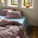 Wholesale INS Japanese Simple Plaid Pure Cotton Yarn-Dyed Double Layer Crepe Four-Piece All-Cotton Retro Style 4-Piece Set_maomaolike.com
