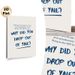 Yale Quote Themed Painting Poster, Bold Navy Typographic Poster, Witty Text Design Ideal For Bedroom, Study Room And Modern Living Space Decor_maomaolike.com