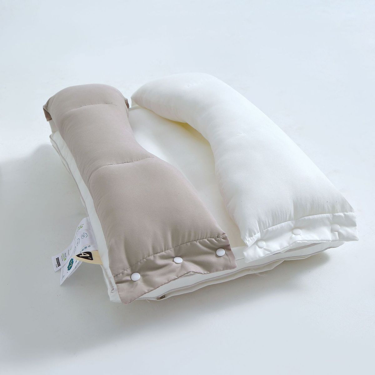 Double Layer Sleeping Pillow Three In One Detachable Pillow_maomaolike.com