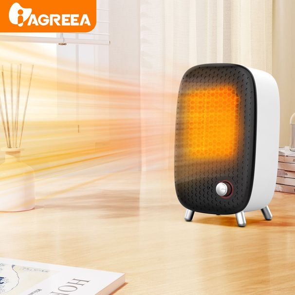 IAGREEA Portable Electric Space Heater, Mini Fast Heater With Rotary Adjustable Temperature Button, Safe And Quiet, Suitable For Office Desktop Indoor Use (white)_maomaolike.com
