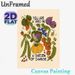 Inspirational Garden-themed Painting Poster, Whimsical Hand-drawn Veggies & Fruits Poster, Warm Motivational Quote Decor Ideal For Kitchen, Dining_maomaolike.com