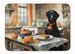 Black Lab Fall Kitchen Pumpkins Memory Foam Kitchen Mat Machine Washable Anti-Fatigue Mat Cushion Comfort Bath Mat Or Kitchen Rug_maomaolike.com