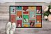Lots Of Tricolor Papillon Doormat Front Door Mat Indoor Outdoor Rugs For Entryway, Non Slip Washable Low Pile, 24H X 36W_maomaolike.com