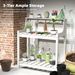 Potting Benches For Outside, HDPE Garden Potting Table All Weather, Outdoor Potting Table With Storage For Patio, Backyard, Garden, White_maomaolike.com