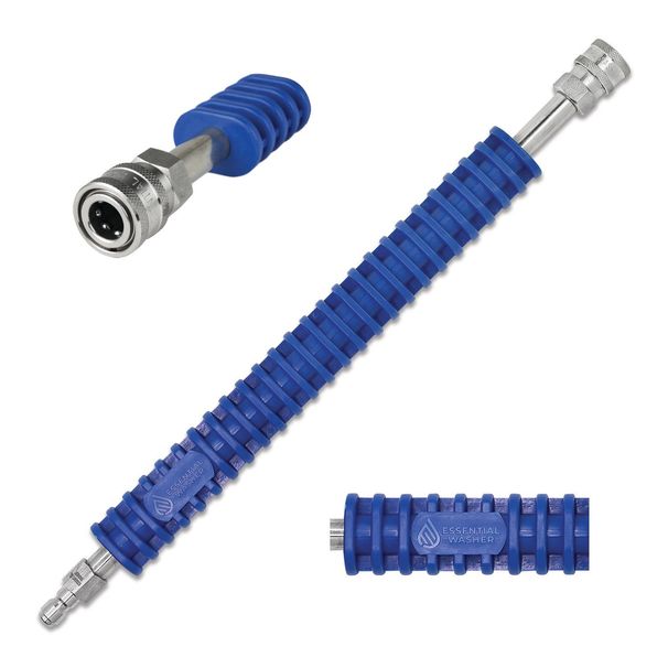 12" Professional Grade Pressure Washer Extension Wand | Stainless Steel With Fittings_maomaolike.com