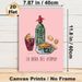 Vermouth Hour Themed Painting Poster, Watercolor-style Drink & Tapas Illustration Poster, Charming Casual Dining Decor For Kitchen, Dining Room_maomaolike.com