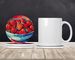 Colorful Strawberries Large Sandstone Coasters Pack Of 4 Absorbent Round Coasters Decor Gifts For Men Or Women, 4 In, Multicolor_maomaolike.com