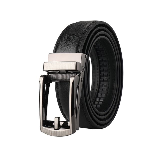 HOT Men Belt Top quality cow genuine leather men's cowhide strap male automatic belts for men alloy buckle belt_maomaolike.com