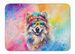 Keeshond Hippie Dawg Memory Foam Kitchen Mat Machine Washable Anti-Fatigue Mat Cushion Comfort Bath Mat Or Kitchen Rug_maomaolike.com
