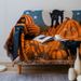 boho Cover Vintage American-style Cotton-linen Cushion, Tiger Chair Backrest Cover, Single-person Sofa Bl, Decorative_maomaolike.com