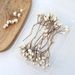 【Little Fruit】Ume Nordic Homestay Dried Flower Decorative Plant Fruit Handmade Brooch Material Little White Bean_maomaolike.com