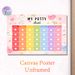 Potty Training Chart Painting Poster, Pastel Cute Cartoon Style Poster, Practical Tool To Track Potty Training Progress, Suitable For Bathroom And_maomaolike.com