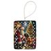 Bullmastiff And Santa Claus Porcelain Ornament Christmas Tree Hanging Decorations For Home Christmas Holiday, Rectangle, Gift, Multicolor_maomaolike.com