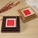 New Chinese-style DIY Handmade Square Small Frame, Empty Calligraphy, Blank Picture With Gold-speckled Paper, Display_maomaolike.com