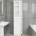 Bathroom Storage Cabinet, Tall Bathroom Cabinet, Narrow Linen Tower_maomaolike.com