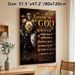 Armor Of God Painting Poster, Vintage Medieval Knight Themed Poster, Inspirational Ephesians 6:10 Scripture Design, Ideal For Home, Prayer Room And_maomaolike.com