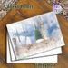 Holy Mosque Themed Painting Poster, Soft Watercolor Style Poster, Serene Depiction Of Iconic Domes And Minarets, Ideal For Home And Prayer Space Decor_maomaolike.com