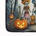 Calacas Skeletons Spooky Halloween Memory Foam Kitchen Mat Machine Washable Anti-Fatigue Mat Cushion Comfort Bath Mat Or Kitchen Rug_maomaolike.com