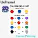 Color Mixing Chart Painting Poster, Clear Minimalist Color Guide Poster, Practical Color-mixing Reference Ideal For Art Studio, Home Workspace_maomaolike.com