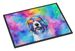 Old English Sheepdog Hippie Dawg Doormat Front Door Mat Indoor Outdoor Rugs For Entryway, Non Slip Washable Low Pile, 24H X 36W_maomaolike.com