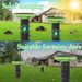 Solar Animal Outdoor Waterproof IP66 Repeller Buzzes Vibrates To Repel Moles And Snakes_maomaolike.com