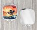 Pelican Fiery Sunset Compact Mirror Decorative Travel Makeup Mirror For Women Girls Gifts Pocket Makeup Mirror Folding Handheld_maomaolike.com