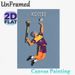 Wexford Hurling Painting Poster, Vibrant Flat Graphic Style Poster, Dynamic Hurler In Action Design, Sporty Decorative Piece Suitable For Home, Sports_maomaolike.com