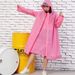 Anorak Rain Jacket White | Waterproof Lightweight Hooded Pullover Home Office - 859_maomaolike.com