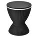 Outdoor Rattan Bar Table With Extendable Tabletop 8 Gal Capacity Drainage Hole For A Pool Party, Barbecue, Camping, Etc_maomaolike.com
