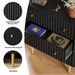 Black Modern 3 Drawer Dresser For Bedroom - Wood Storage Cabinet With Fluted Texture, Spacious Chest Of Drawers Organizer For Living Room,Closet,Hallway_maomaolike.com