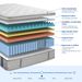 King/Queen/ Full/ Twin Size Mattress, Hybrid Mattress For Comfy Sleep, Individually Wrapped Pocket Coils Innerspring Mattress For Motion Isolation, Medium Firm,Euro Top Cooling Technology Edge Suppor_maomaolike.com