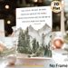 Bible Verse Mountain Forest Painting Poster, Gentle Watercolor Woodland & Mountain Scene With Scripture Poster, Inspirational Faith-based Decor_maomaolike.com