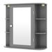 Wall-Mounted Bathroom Mirror Cabinet With Storage Shelves_maomaolike.com