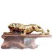 Small Copperware Desktop Paperweight Desk Antique Bronze Tea Pet Solid Copper-Plated Tiger Handheld Ornament Decoration_maomaolike.com
