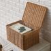 Pulan European Style Box With Lid For Bedroom, Clothing Organizer, Rattan Woven Outdoor Basket, Wardrobe_maomaolike.com
