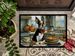 Boston Terrier Fall Kitchen Pumpkins Doormat Front Door Mat Indoor Outdoor Rugs For Entryway, Non Slip Washable Low Pile, 24H X 36W_maomaolike.com