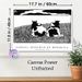 Cow Pasture Themed Painting Poster, Monochrome Minimalist Linocut Poster, Vintage Farm Animal Scene Artwork, Suitable For Living Room, Study And_maomaolike.com