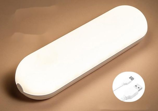 Motion Automatic Human Body Sensor Rechargeable Night Light For Corridor, Entrance, Toilet, Bathroom, And Table Lamp_maomaolike.com