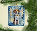 Beagle My Angel Porcelain Ornament Christmas Tree Hanging Decorations For Home Christmas Holiday, Rectangle, Gift, Multicolor_maomaolike.com