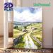 Rural Countryside Painting Poster, Soft-toned Watercolor Pastoral Landscape Poster, Serene Natural Scenery Ideal For Home Living Room, Bedroom_maomaolike.com
