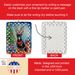 Terrier Christmas Reindeer Porcelain Ornament Christmas Tree Hanging Decorations For Home Christmas Holiday, Rectangle, Gift, Multicolor_maomaolike.com