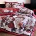 1 Ink-Dyed American Light Luxury High-End Oil Painting Style All-Cotton Digital Print Four-Piece Set Pure Cotton Duvet Cover Bed S_maomaolike.com