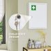 16" X 21" Lockable Medicine Cabinet, 3 Tier Steel Medical Wall Box With 2 Keys And Shelves For Bathroom, White_maomaolike.com