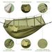 600lbs Load 2 Persons Hammock W/Mosquito Net Outdoor Hiking Camping Hommock Portable Nylon Swing Hanging Bed W/ Strap Hook Carry Bag_maomaolike.com