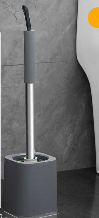 Cleaning Household Washing Toilet No Dead Angle With Base Bathroom Long Handle Set Brush Extended_maomaolike.com